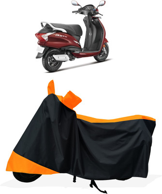 Tricway Two Wheeler Cover for Hero(Duet 125CC, Orange)