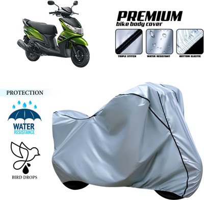 GOSHIV-car and bike accessories Waterproof Two Wheeler Cover for Yamaha(Ray Z, Silver)