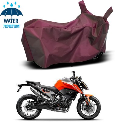 Genipap Waterproof Two Wheeler Cover for KTM(790 Duke, Maroon)