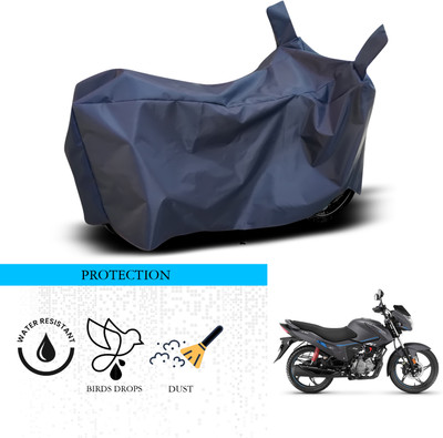 ANTHUB Waterproof Two Wheeler Cover for Hero(Glamour i3s, Blue)