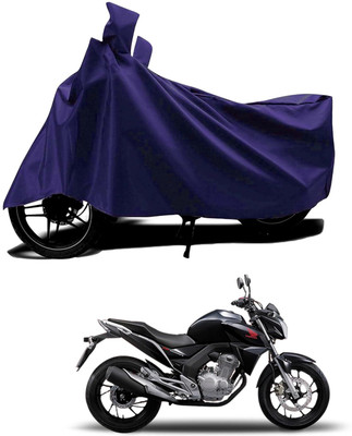 KEDIT Two Wheeler Cover for Universal For Bike(CB Twister, Blue)