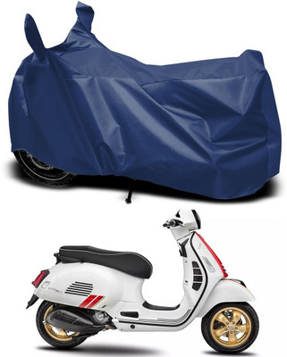 RABABLI Waterproof Two Wheeler Cover for Vespa(Vespa LX 125, Blue)