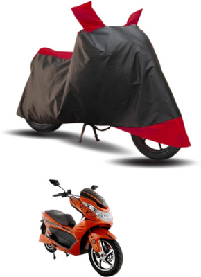 KEDIT Two Wheeler Cover for Okinawa(Cruiser, Red, Black)