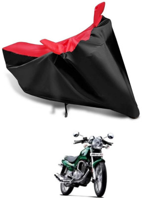 DeepShakshi AUTOMOTIVE Two Wheeler Cover for TVS(Fiero F2, Red, Black)