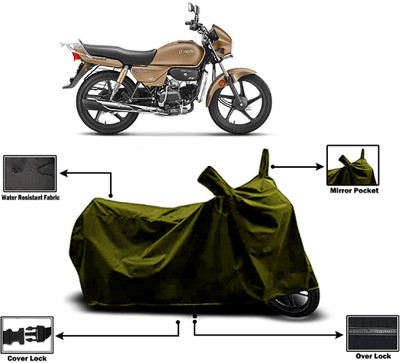 Amexride Two Wheeler Cover for Hero(Splendor, Green)