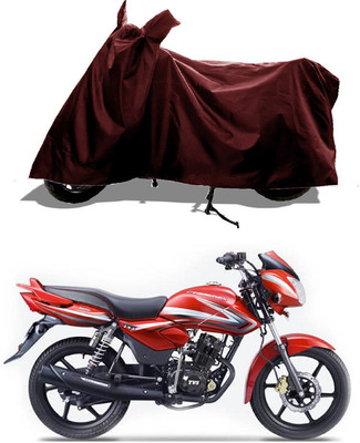 GROFATIK Two Wheeler Cover for TVS(Phoenix 125, Maroon)