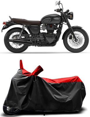 MMSSTAR Waterproof Two Wheeler Cover for Triumph(Bonneville T120 Black, Red)