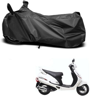 Mdstar Waterproof Two Wheeler Cover for Mahindra(Rodeo, Black)