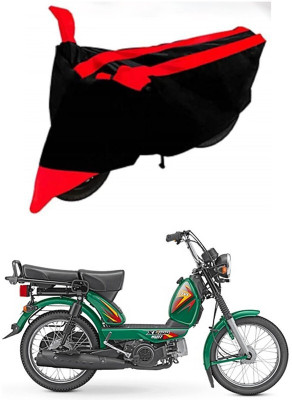DeepShakshi AUTOMOTIVE Two Wheeler Cover for TVS(XL 100 Heavy Duty, Red, Black)