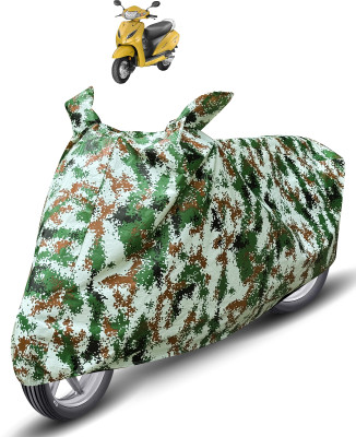 MOCKHE Waterproof Two Wheeler Cover for Honda(Activa 5G, Green)