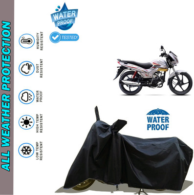 AutoGalaxy Waterproof Two Wheeler Cover for Mahindra(Centuro NXT, Black)