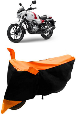 NEXTON Waterproof Two Wheeler Cover for Bajaj(V 150, Orange, Black)