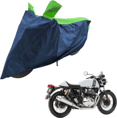 RiderShine Two Wheeler Cover for Royal Enfield(Continental GT, Blue, Green)