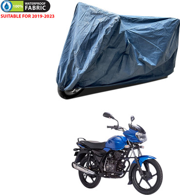 PAGORA Waterproof Two Wheeler Cover for Bajaj(Discover 100 DTS-i, Blue)