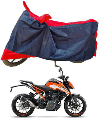 Mdstar Waterproof Two Wheeler Cover for KTM(250 Duke, Red, Blue)