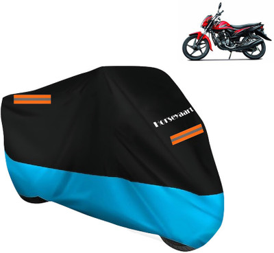 Horseyaart Waterproof Two Wheeler Cover for Suzuki(Hayate, Blue)