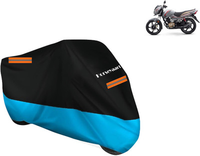 Horseyaart Waterproof Two Wheeler Cover for TVS(Victor BS6, Blue)