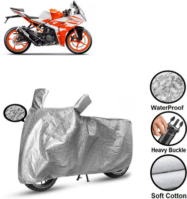 PAGORA Waterproof Two Wheeler Cover for KTM(RC 125 BS6, Silver)