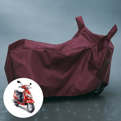 PAGORA Waterproof Two Wheeler Cover for Mahindra(Duro 125, Maroon)