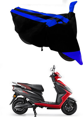 Mdstar Waterproof Two Wheeler Cover for Ampere(Zeal, Blue, Black)