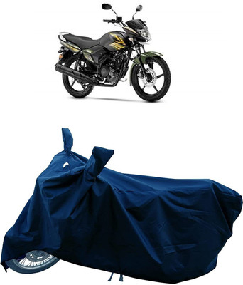 Mdstar Waterproof Two Wheeler Cover for Yamaha(Saluto, Blue)