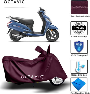 octavic Two Wheeler Cover for Honda(Activa 125, Maroon)
