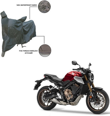 Furnish Flow Two Wheeler Cover for Honda(Grey)