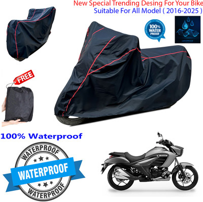 OliverX Waterproof Two Wheeler Cover for TVS(Intruder 250, Black)