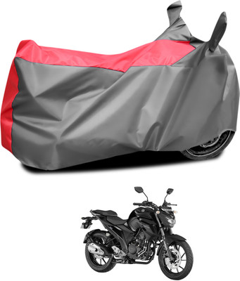 CODOKI Waterproof Two Wheeler Cover for Yamaha(FZ-25, Grey, Red)