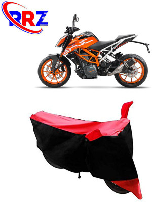 AutoGalaxy Waterproof Two Wheeler Cover for KTM(RC 390, Black, Red)