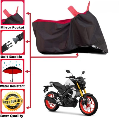 DeepShakshi AUTOMOTIVE Two Wheeler Cover for Yamaha(MT 15 New BS6, Red, Black)