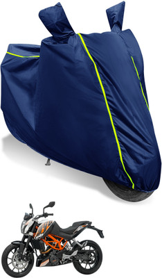 Auto Hub Waterproof Two Wheeler Cover for KTM(390 Duke, Multicolor)
