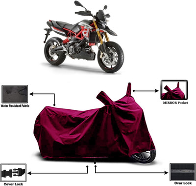 Amexride Two Wheeler Cover for Aprilia(Dorsoduro 900, Maroon)