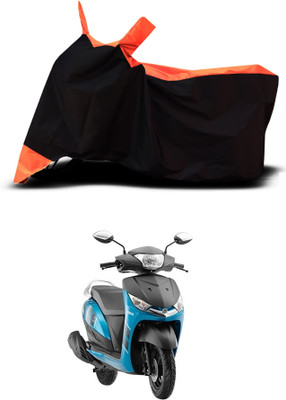 VESMEI Two Wheeler Cover for Yamaha(Alpha BS6 BS6, Orange)