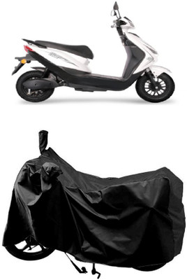 MMSSTAR Waterproof Two Wheeler Cover for Ampere(Reo Elite BS6, Black)