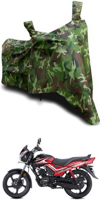 ATBROTHERS Waterproof Two Wheeler Cover for TVS(Star City Plus BS6, Multicolor, Green)