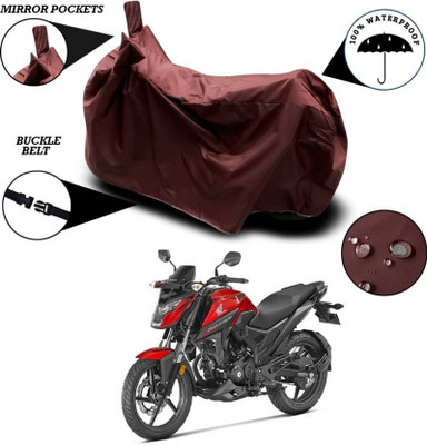 AASHTIK MART Two Wheeler Cover for Honda(X-Blade, Maroon)