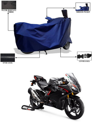 CODOKI Waterproof Two Wheeler Cover for TVS(Apache RR 310, Blue)