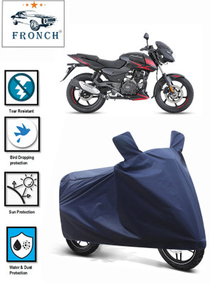 FRONCH Waterproof Two Wheeler Cover for Bajaj(Pulsar 180 DTS-i, Blue)