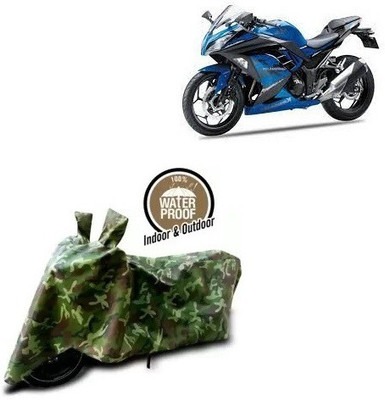 LIFELEX Waterproof Two Wheeler Cover for Kawasaki(Versys X 300 BS6, Multicolor)