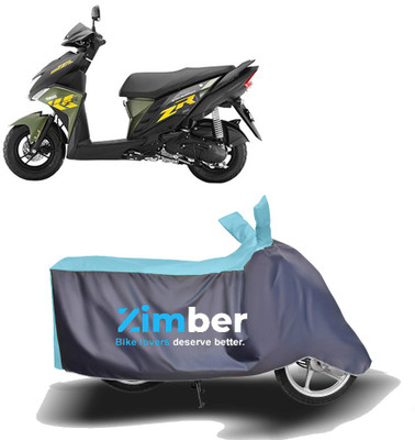 THE REAL ARV Two Wheeler Cover for Yamaha(Ray ZR, Blue, Grey)