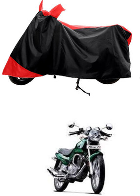 GROFATIK Two Wheeler Cover for TVS(Fiero FX, Red)