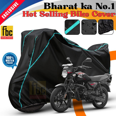 FBC Waterproof Two Wheeler Cover for Bajaj(CT 125X, Black)
