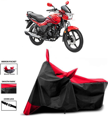 WMIZEXA Two Wheeler Cover for Hero(Red, Black)