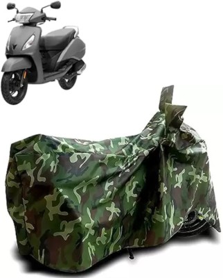 Mdstar Waterproof Two Wheeler Cover for TVS(Jupiter, Multicolor)