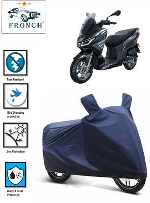 FRONCH Waterproof Two Wheeler Cover for Aprilia(SXR 160, Blue)