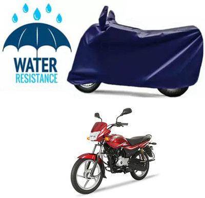Furious3D Two Wheeler Cover for Bajaj(Platina 100 BS6, Blue)