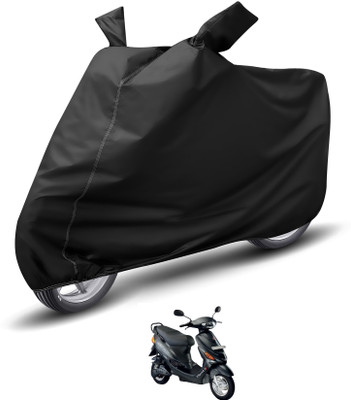 Auto Hub Waterproof Two Wheeler Cover for Hero(E Sprint, Black)