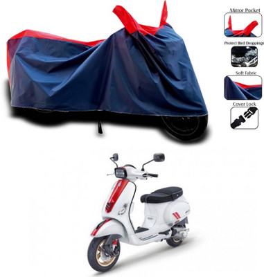 AASHTIK MART Two Wheeler Cover for Vespa(Vespa SXL 125, Red)