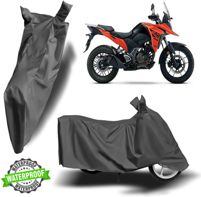 NG Auto Front Waterproof Two Wheeler Cover for Suzuki(V Strom 1000, Grey)